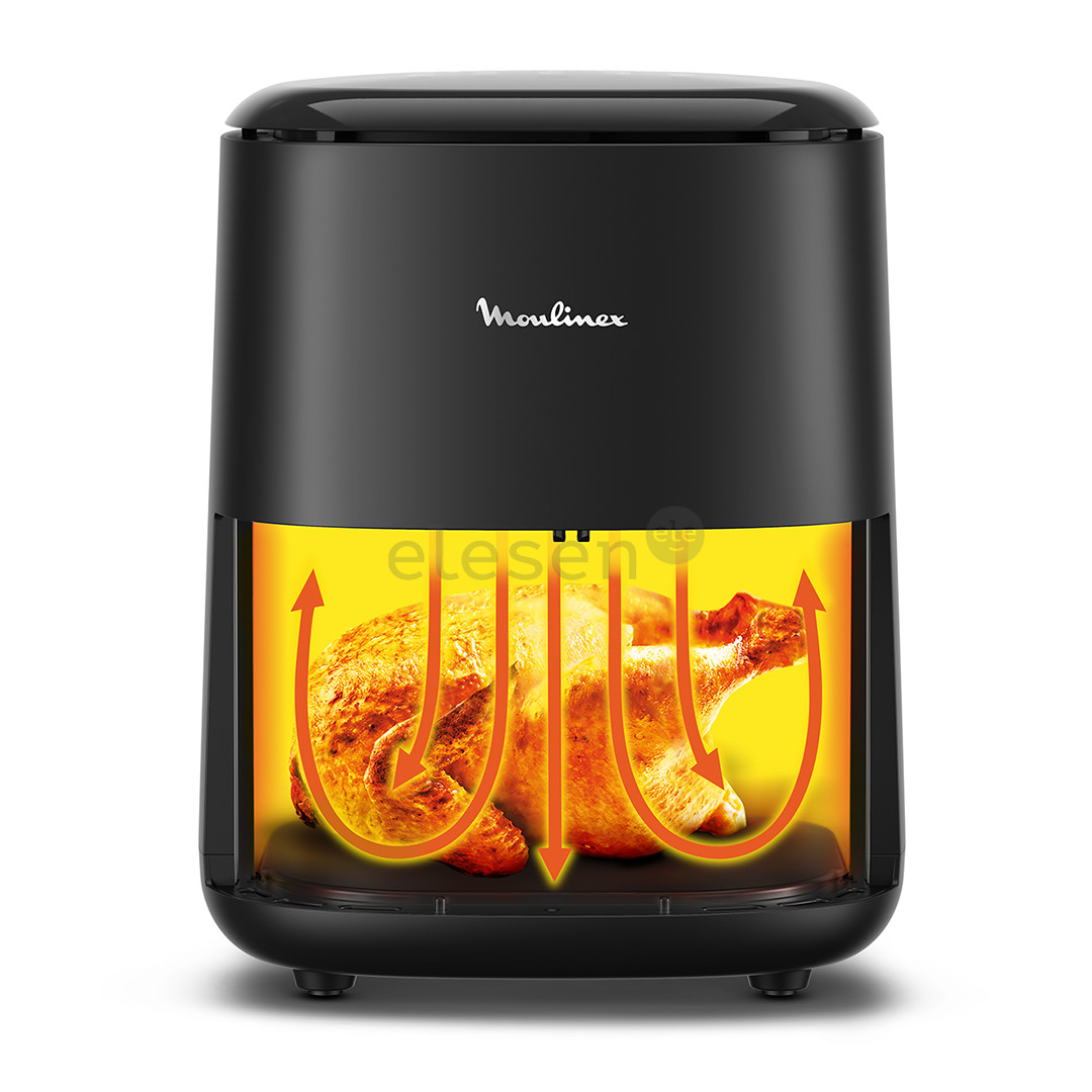 Tefal Easy Fry Compact, 3 L, 1300 W, juoda - Karšto oro gruzdintuvė