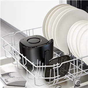 Tefal Easy Fry Compact, 3 L, 1300 W, juoda - Karšto oro gruzdintuvė