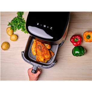 Tefal Easy Fry Max 5 L, 1500 Вт, темно-серый - Аэрогриль