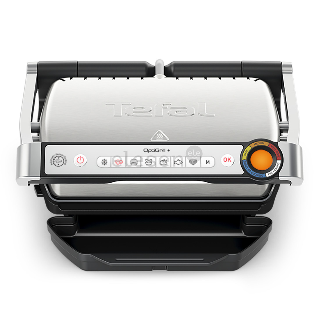 Tefal OptiGrill+, 2000 W, stainless steel - Table grill Item - GC718D10