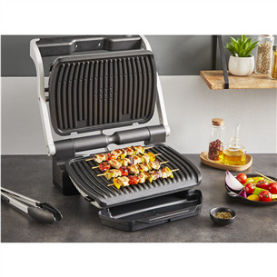 Tefal OptiGrill+, 2000 W, stainless steel - Table grill Item - GC718D10
