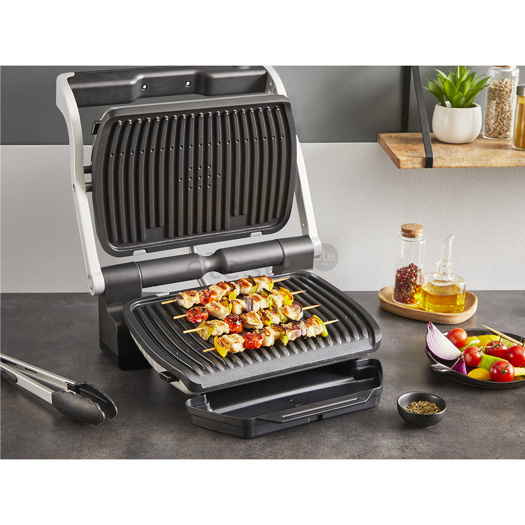 Tefal OptiGrill+, 2000 W, stainless steel - Table grill Item - GC718D10