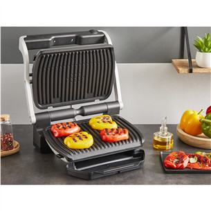 Tefal OptiGrill+, 2000 W, stainless steel - Table grill Item - GC718D10