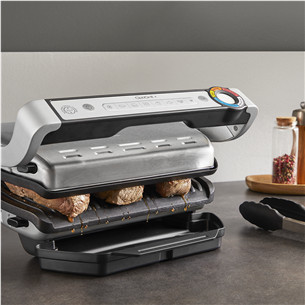 Tefal OptiGrill+, 2000 W, stainless steel - Table grill Item - GC718D10