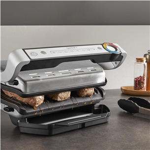 Tefal OptiGrill+, 2000 Вт, нерж. сталь - Электрический гриль Товар - GC718D10