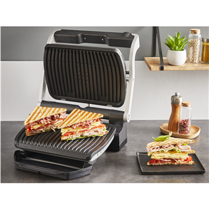 Tefal OptiGrill+, 2000 Вт, нерж. сталь - Электрический гриль Товар - GC718D10