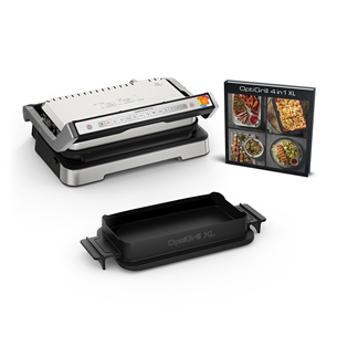 Tefal OptiGrill 4in1 XL, 2200 W, nerūdijančio plieno - Elektrinis grilis GC784D30