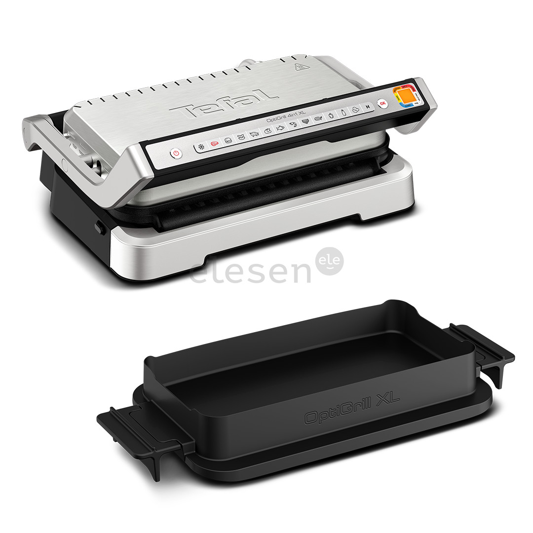 Tefal OptiGrill 4in1 XL, 2200 W, stainless steel - Table grill