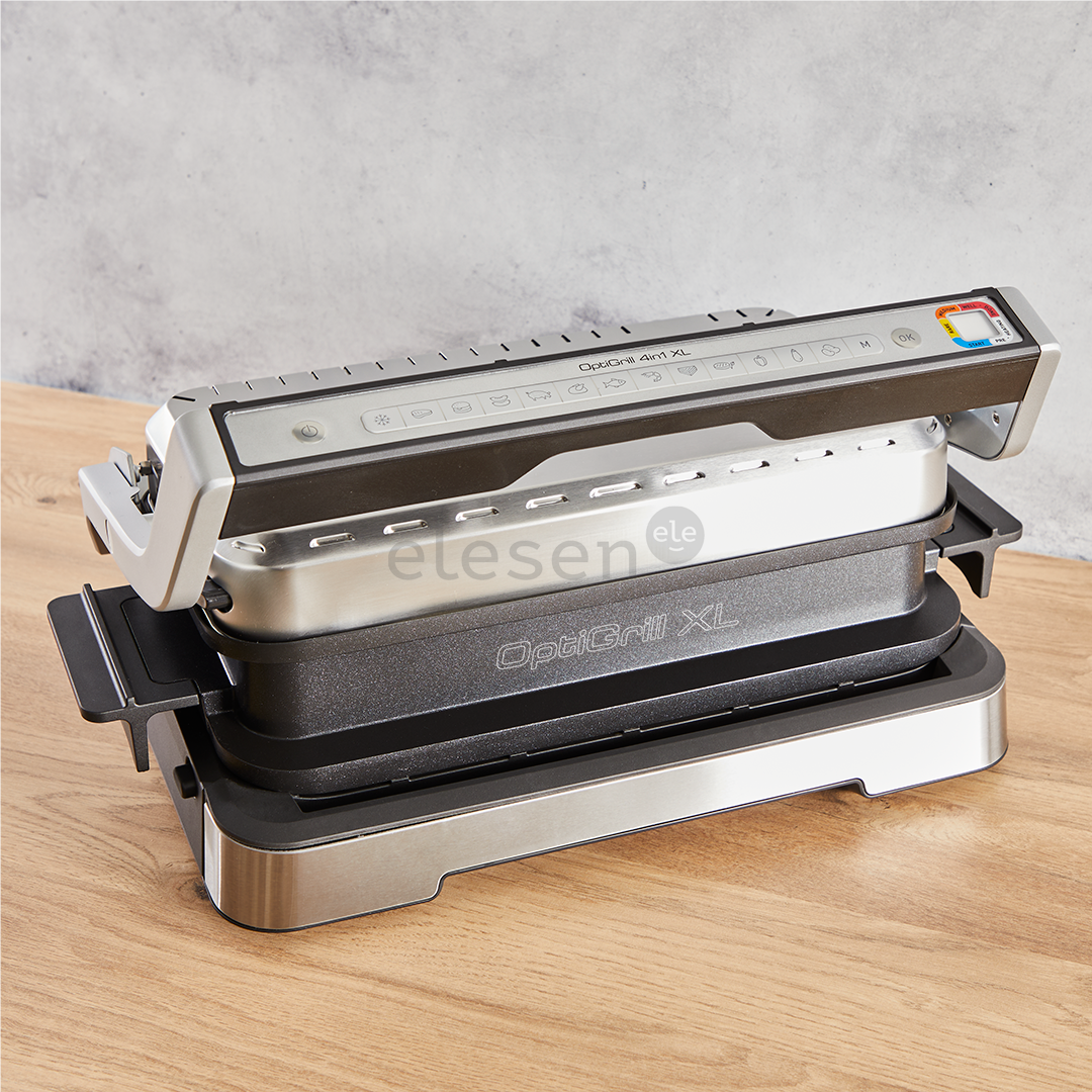 Tefal OptiGrill 4in1 XL, 2200 W, nerūdijančio plieno - Elektrinis grilis