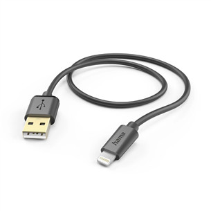 Hama Charging Cable, USB-A, Lightning, 1,5 м, черный - Кабель Товар - 00201580 00201580