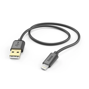 Hama Charging Cable, USB-A, Lightning, 1.5 m, juodas - Laidas Prekė - 00201580 00201580