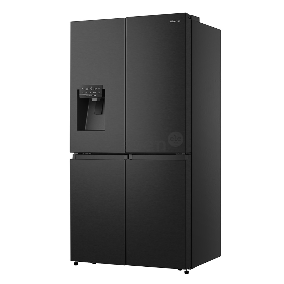 Hisense, Total NoFrost, 584 L, 179 cm, juodas - Šaldytuvas