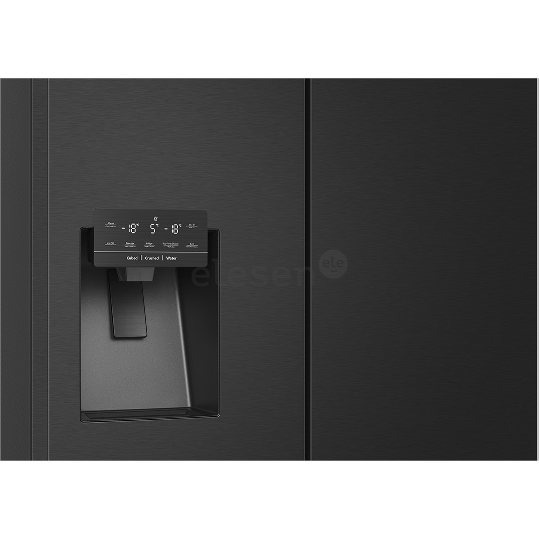 Hisense, Total NoFrost, 584 L, 179 cm, juodas - Šaldytuvas