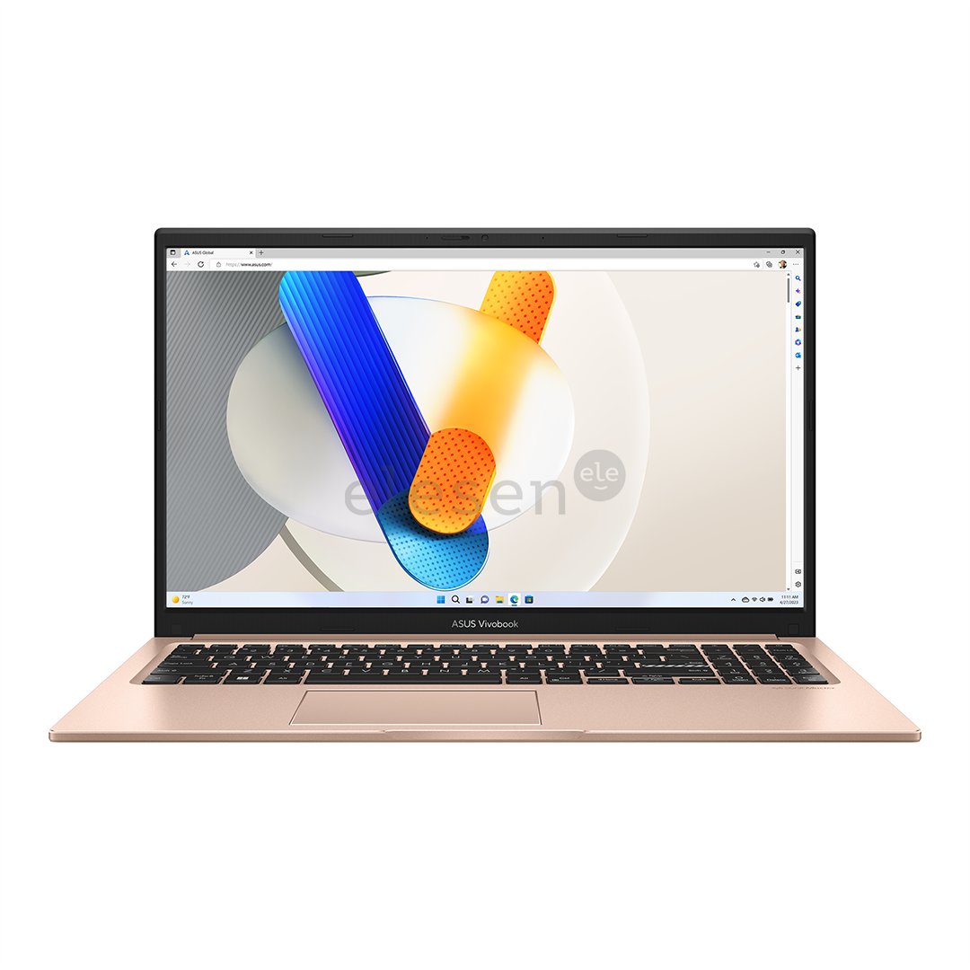 ASUS Vivobook 15 (X1504), 15,6'', FHD, i5, 16 GB, 512 GB, ENG, auksinis - Nešiojamas kompiuteris