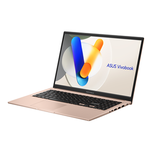ASUS Vivobook 15 (X1504), 15,6'', FHD, i5, 16 GB, 512 GB, ENG, auksinis - Nešiojamas kompiuteris