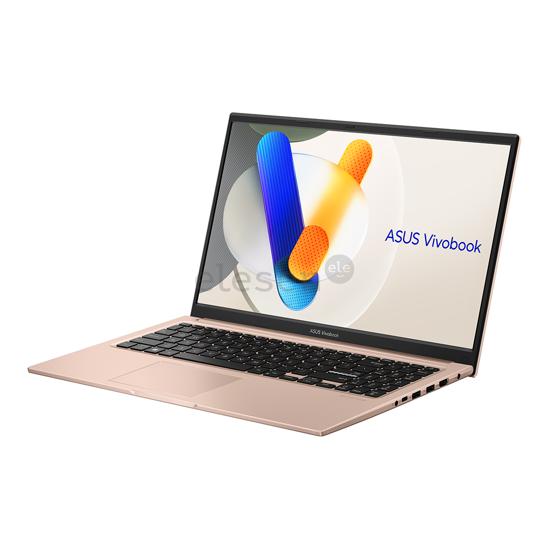 ASUS Vivobook 15 (X1504), 15,6'', FHD, i5, 16 GB, 512 GB, ENG, auksinis - Nešiojamas kompiuteris