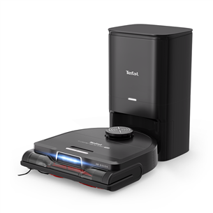 Tefal X-PLORER Serie 240+ AI, Animal & Allergy, juodas - Dulkių siurblys robotas Prekė - RG9695 RG9695