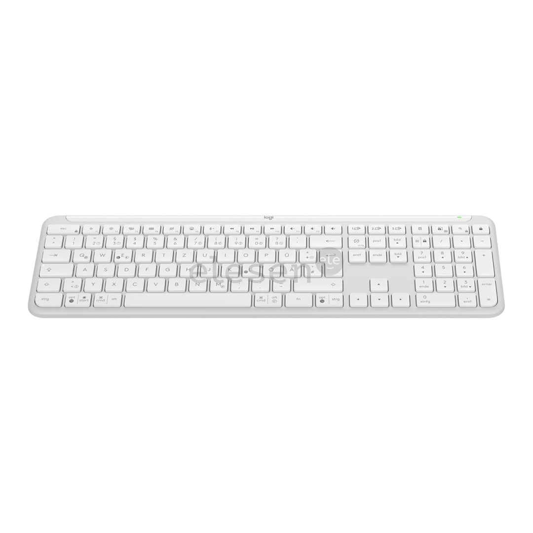 Logitech Signature Slim K950, US, balta - Belaidė klaviatūra