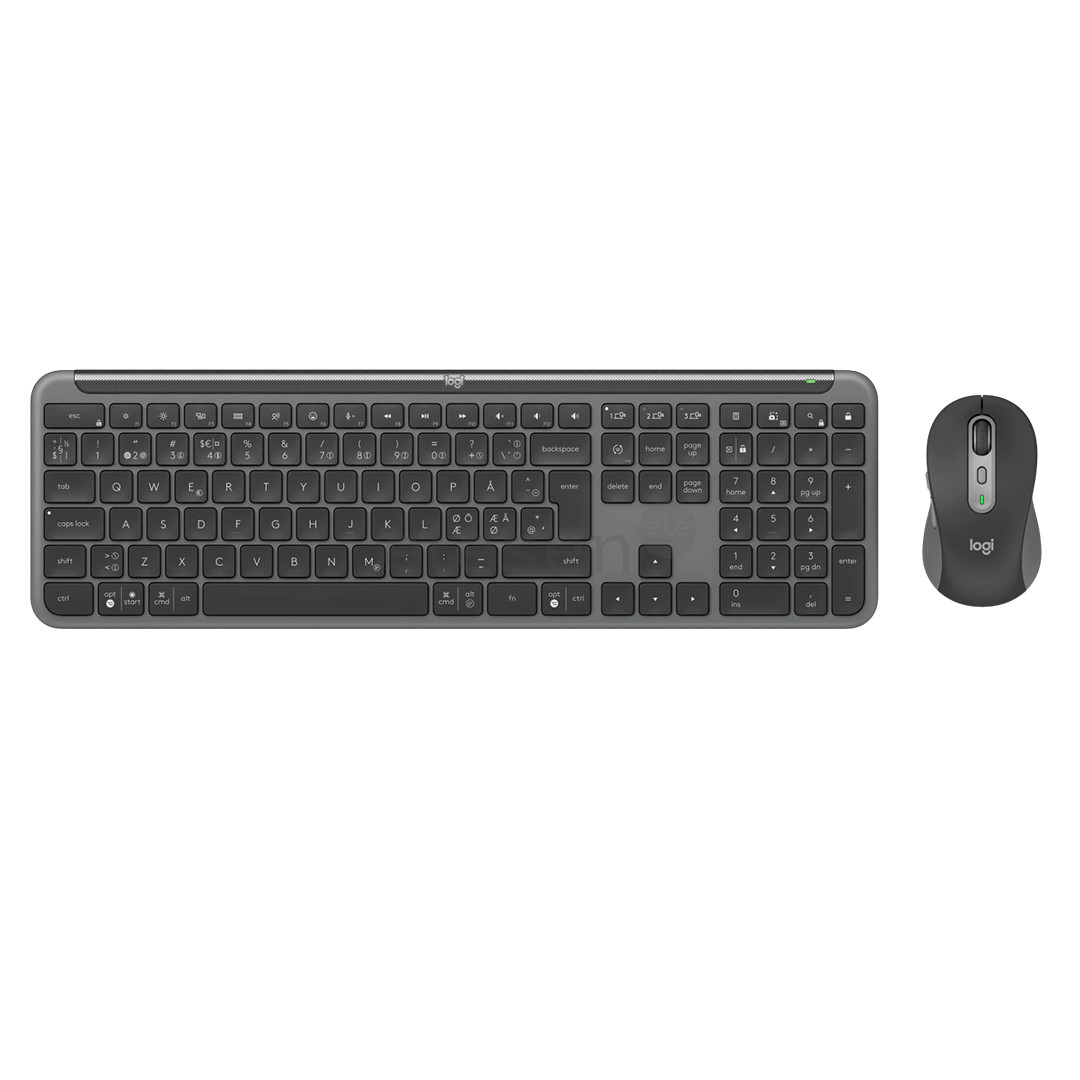 Logitech Signature Slim Combo MK950, US, juoda - Klaviatūra ir pelė