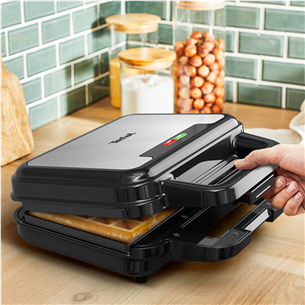 Tefal UltraCompact 3in1, pilka/juoda - Sumuštinių keptuvė Prekė - SW383D10