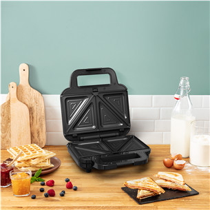 Tefal UltraCompact 3in1, grey/black - Waffle Maker, Sandwich Maker & Panini Press Item - SW383D10