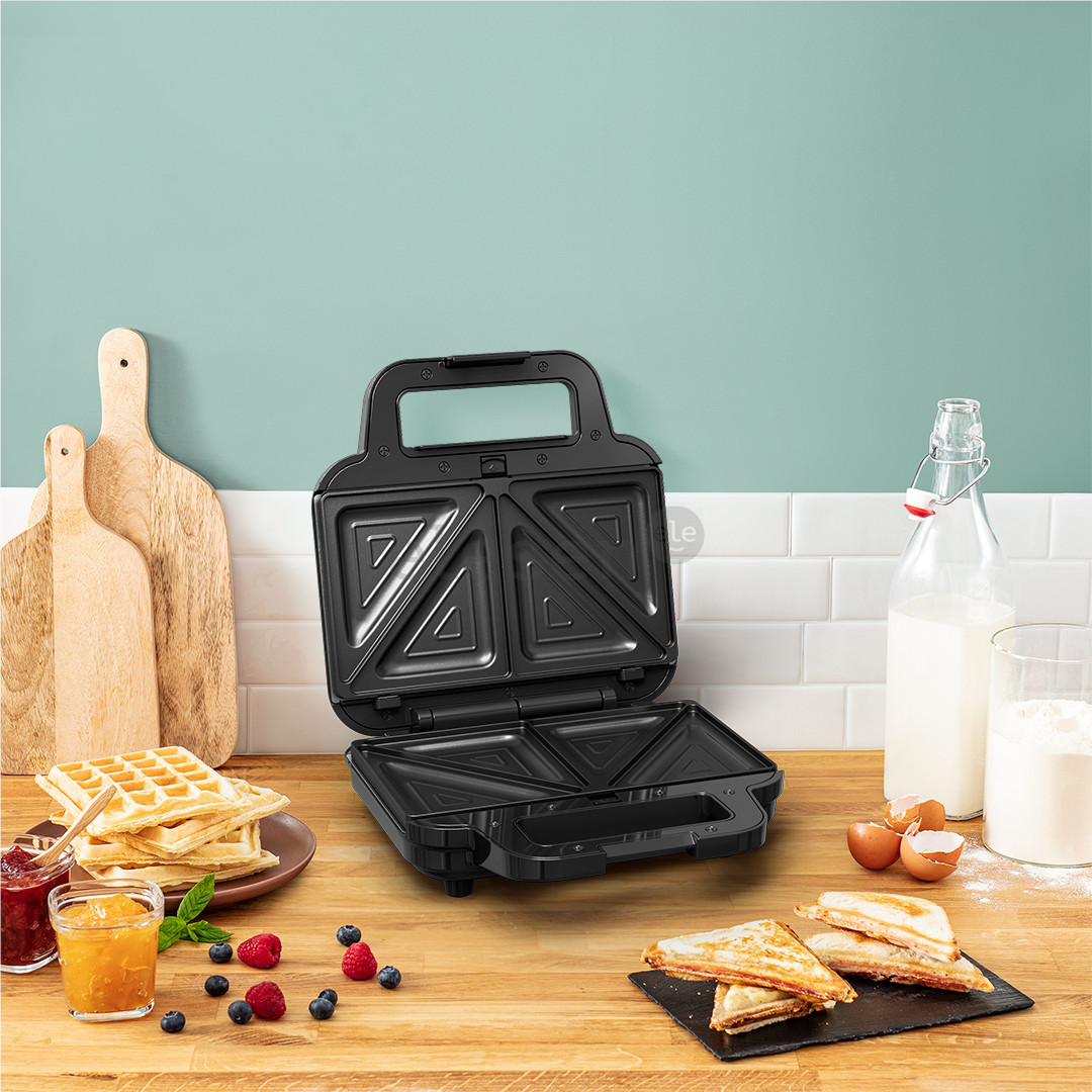 Tefal UltraCompact 3in1, grey/black - Waffle Maker, Sandwich Maker & Panini Press Item - SW383D10