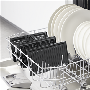 Tefal UltraCompact 3in1, pilka/juoda - Sumuštinių keptuvė Prekė - SW383D10