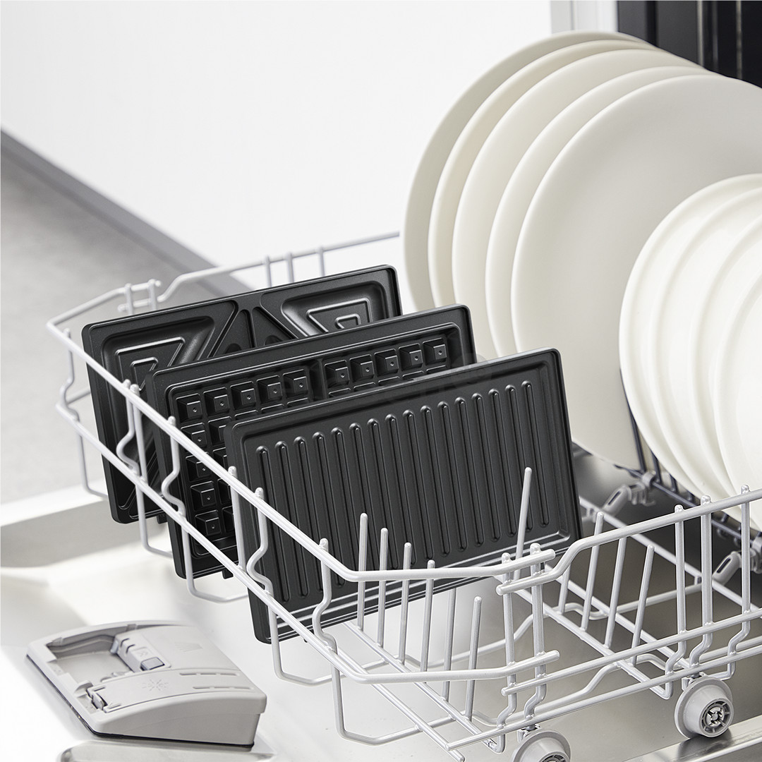 Tefal UltraCompact 3in1, grey/black - Waffle Maker, Sandwich Maker & Panini Press Item - SW383D10