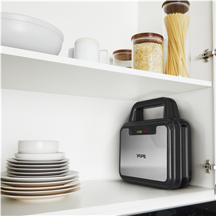 Tefal UltraCompact 3in1, pilka/juoda - Sumuštinių keptuvė Prekė - SW383D10