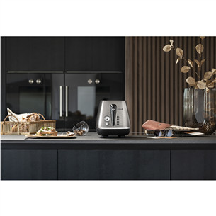 Delonghi Distinta Titanium, 900 W, titanium - Toaster