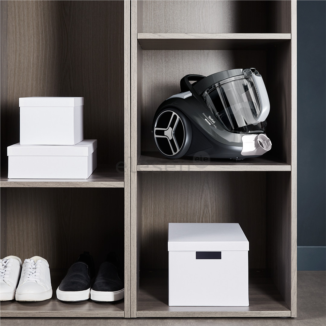 Tefal Compact Power XXL, 900 Вт, без мешка, серый - Пылесос Товар - TW4B36