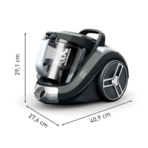 Tefal Compact Power XXL, 900 W, be maišelių, pilkas - Dulkių siurblys Prekė - TW4B36