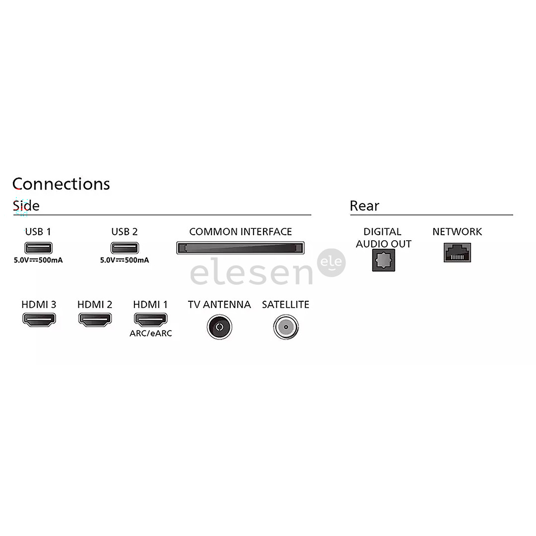 Philips PUS7009, 65'', 4K UHD, LED LCD, juodas - Televizorius Prekė - 65PUS7009/12