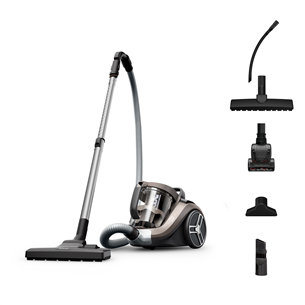 Tefal Compact Power XXL, 900 W, be maišelių, smėlio spalvos - Dulkių siurblys Prekė - TW4B70 TW4B70