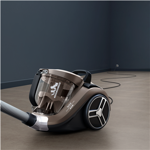 Tefal Compact Power XXL, 900 W, be maišelių, smėlio spalvos - Dulkių siurblys Prekė - TW4B70