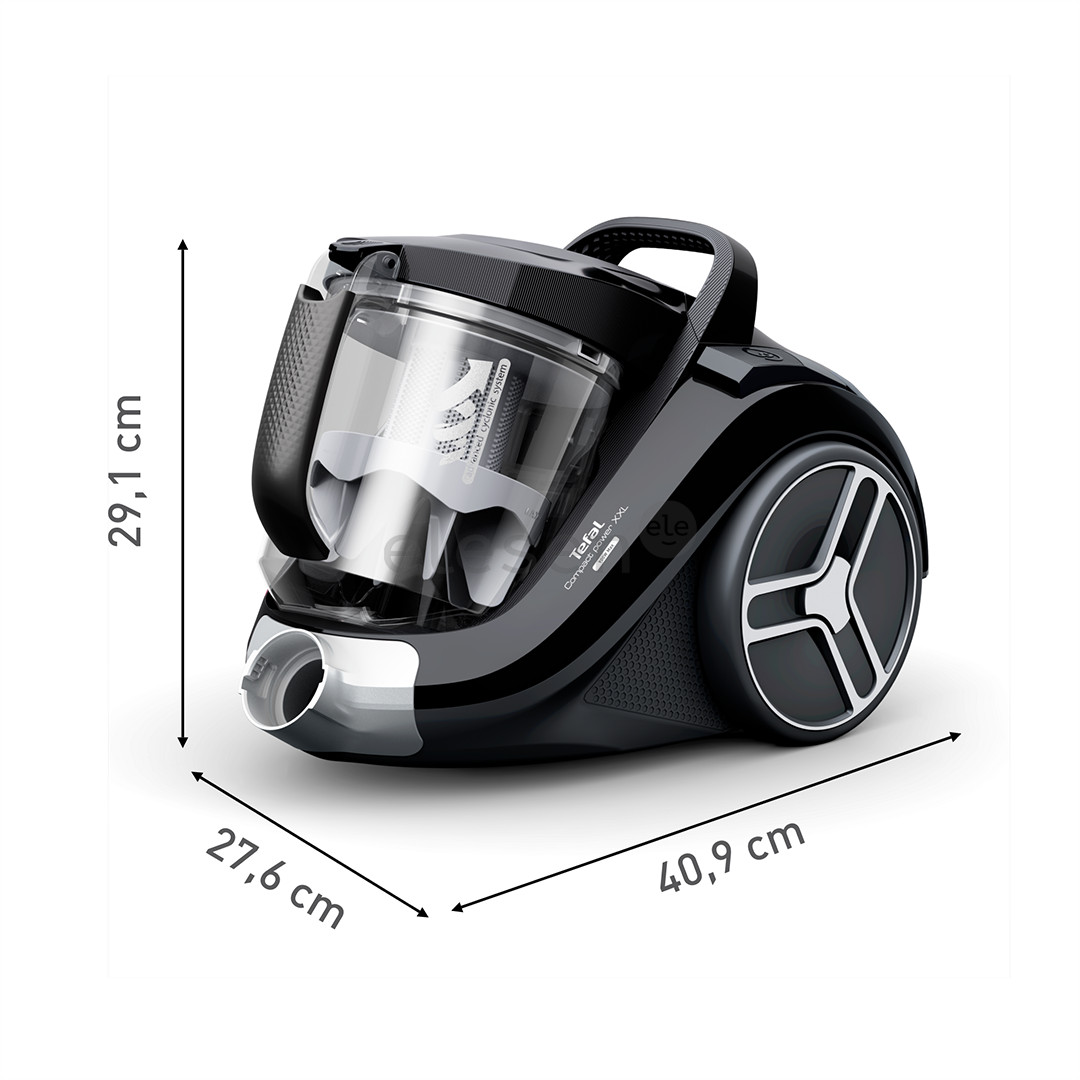 Tefal Compact Power XXL, 900 W, bagless, black - Vacuum cleaner Item - TW4B75