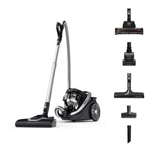 Tefal Silence Force Cyclonic Effitech, 500 W, bagless, black - Vacuum cleaner Item - TW7976 TW7976
