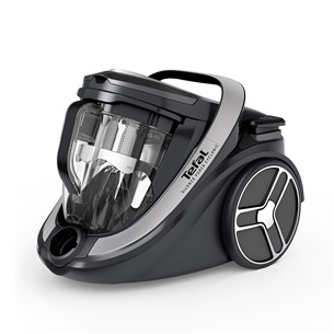 Tefal Silence Force Cyclonic Effitech, 500 W, be maišelių, juodas - Dulkių siurblys Prekė - TW7976