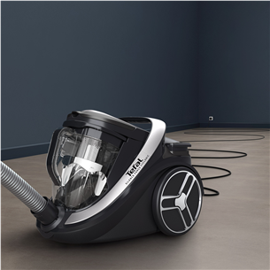 Tefal Silence Force Cyclonic Effitech, 500 W, be maišelių, juodas - Dulkių siurblys Prekė - TW7976