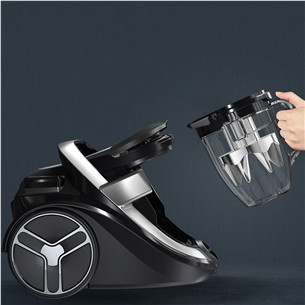 Tefal Silence Force Cyclonic Effitech, 500 W, be maišelių, juodas - Dulkių siurblys Prekė - TW7976