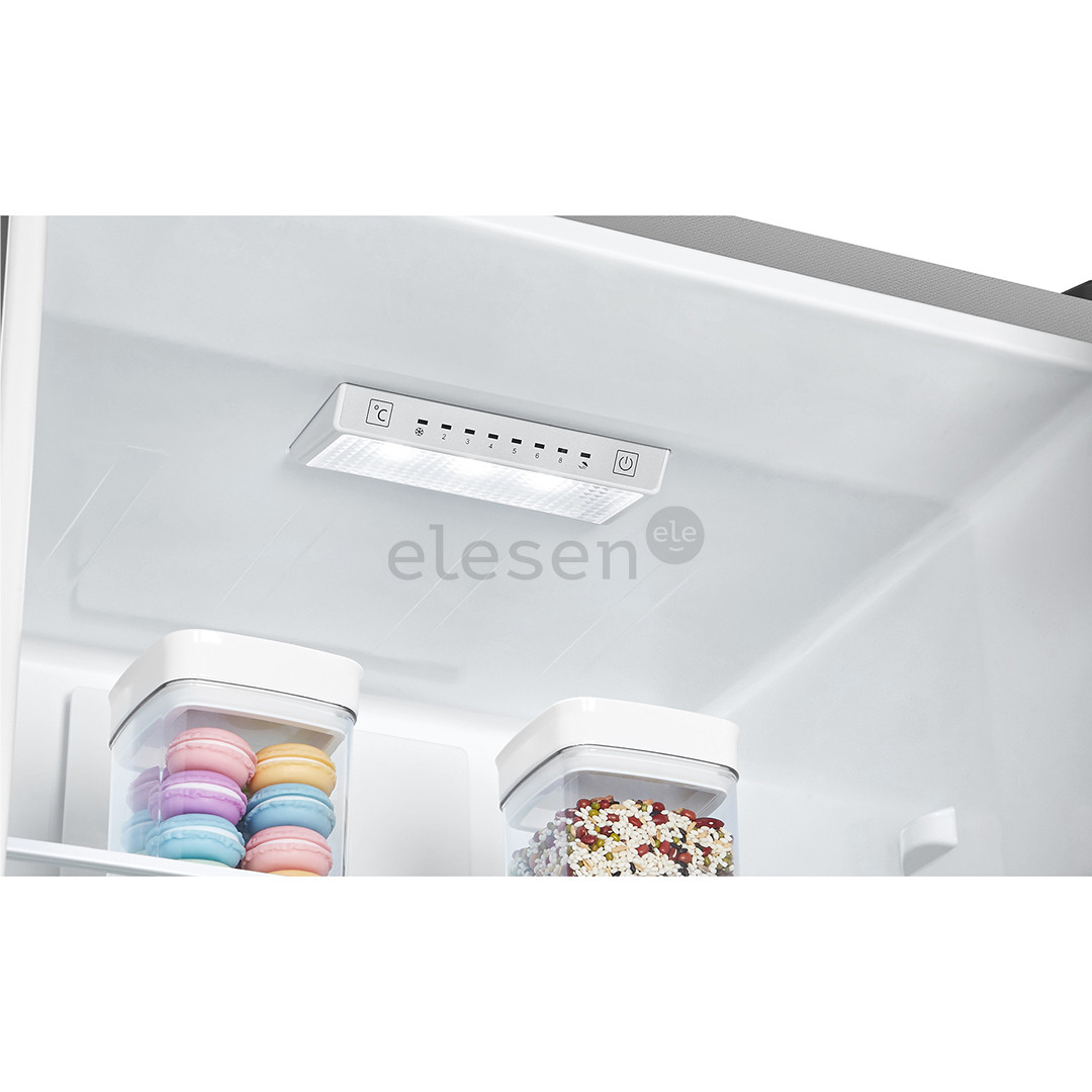 Hisense, NoFrost 336 L, aukštis 201 cm, pilkas - Šaldytuvas