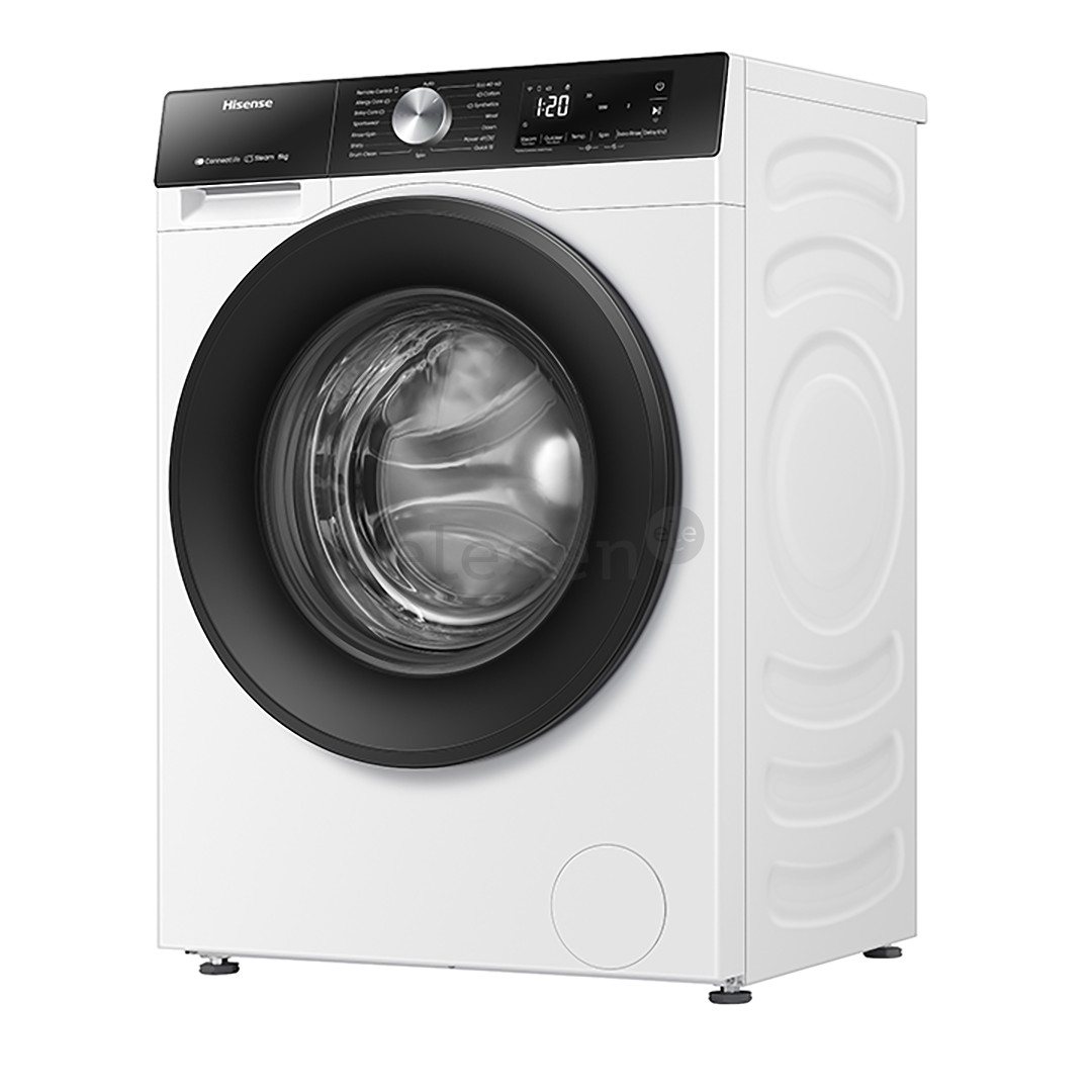 Hisense, 8 kg, depth 48 cm, 1400 rpm - Front load washing machine Item - WF3S8043BW