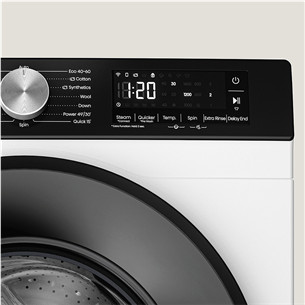 Hisense, 8 kg, depth 48 cm, 1400 rpm - Front load washing machine Item - WF3S8043BW