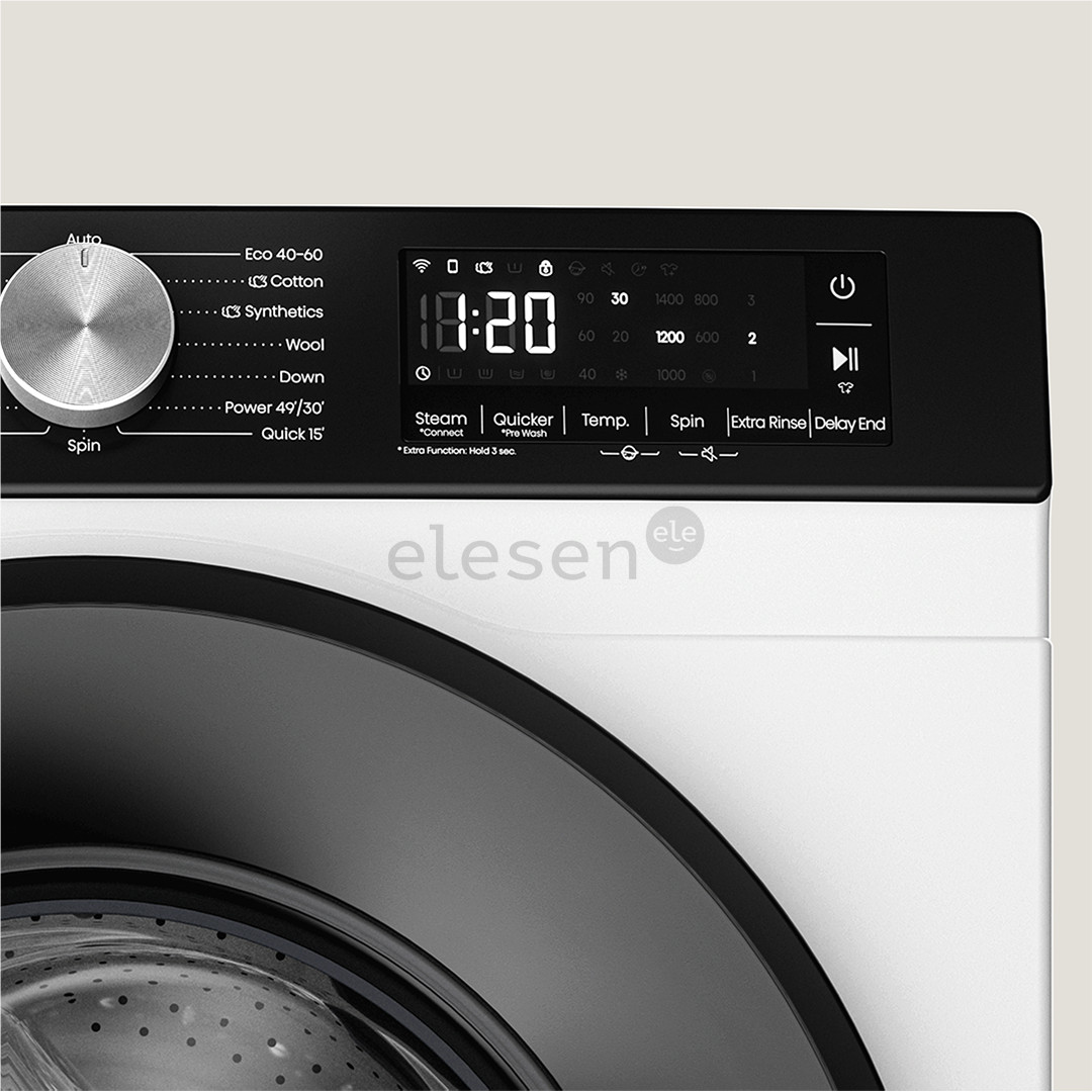 Hisense, 8 kg, depth 48 cm, 1400 rpm - Front load washing machine Item - WF3S8043BW