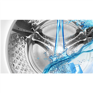 Hisense, 8 kg, depth 48 cm, 1400 rpm - Front load washing machine Item - WF3S8043BW
