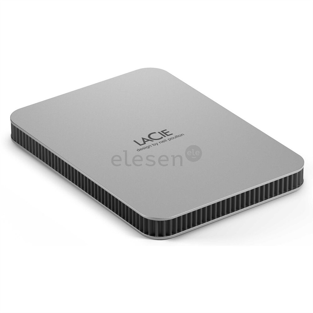LaCie Mobile Drive, USB-C, 1 TB, gray - External hard drive Item - STLP1000400