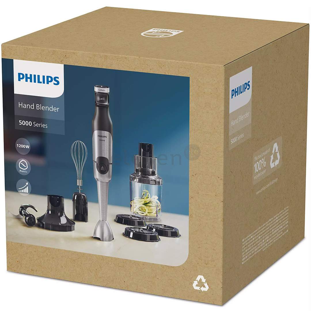 Philips 5000 Series, серый - Погружной блендер