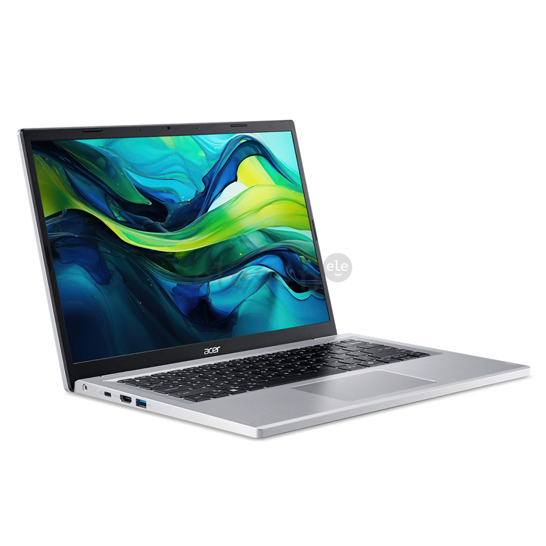 Acer Aspire Go 14, i3, 8 GB, 256 GB, ENG, sidabrinis - Nešiojamas kompiuteris Prekė - NX.KT8EL.001