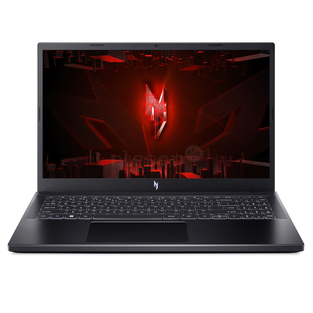 Acer Nitro V15, 15,6", 144 Hz, Ryzen 5, 16 GB, 512 GB, RTX 4050, ENG, juodas - Nešiojamas kompiuteris