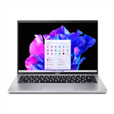 Acer Swift Go OLED, 14", 2.8K, i7, 16 GB, 1 TB, ENG, sidabrinis - Nešiojamas kompiuteris Prekė - NX.KMZEL.002